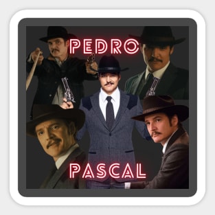 Pedro Pascal t-shirt Sticker